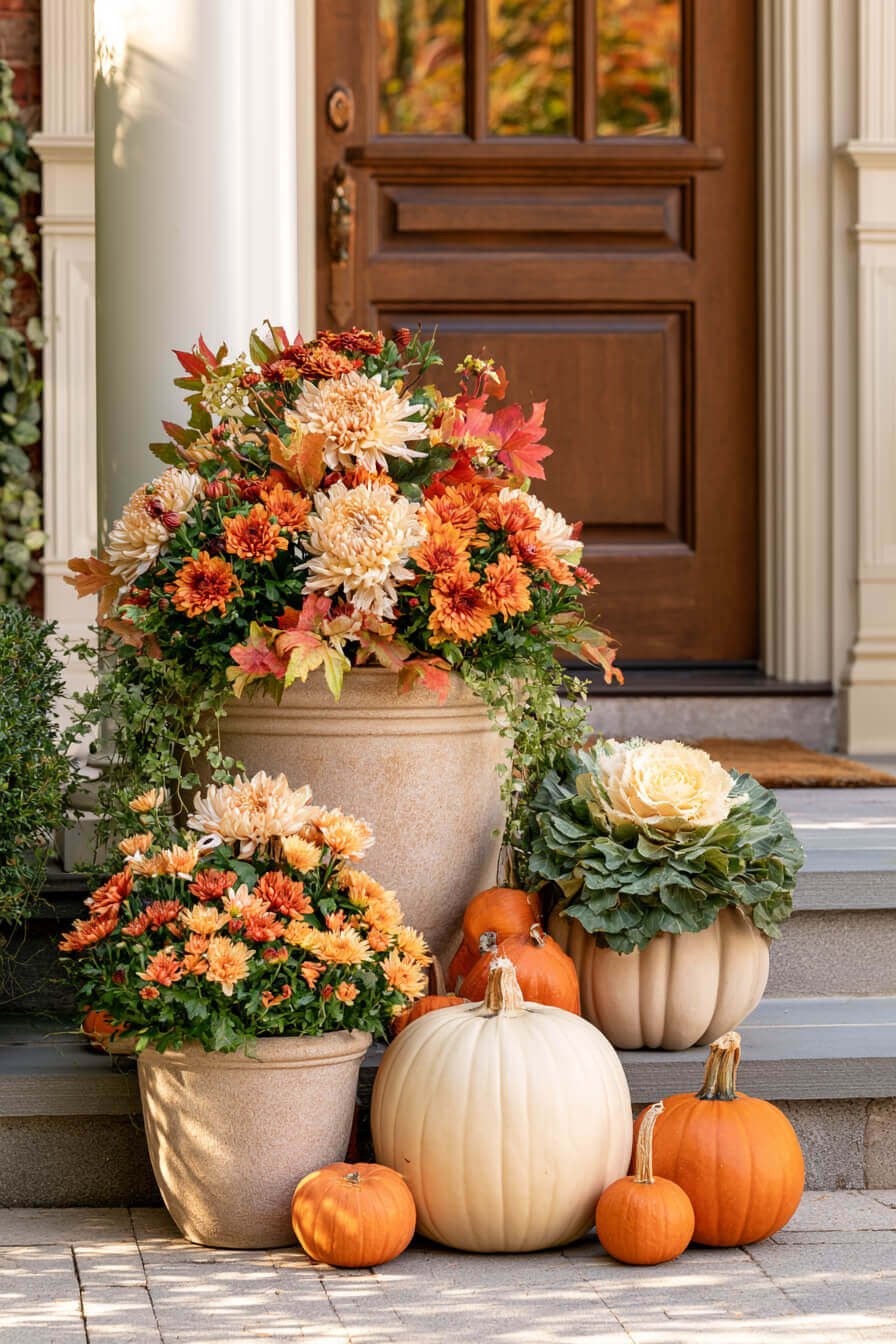 27 Beautiful Autumn Front Porch Decor Ideas