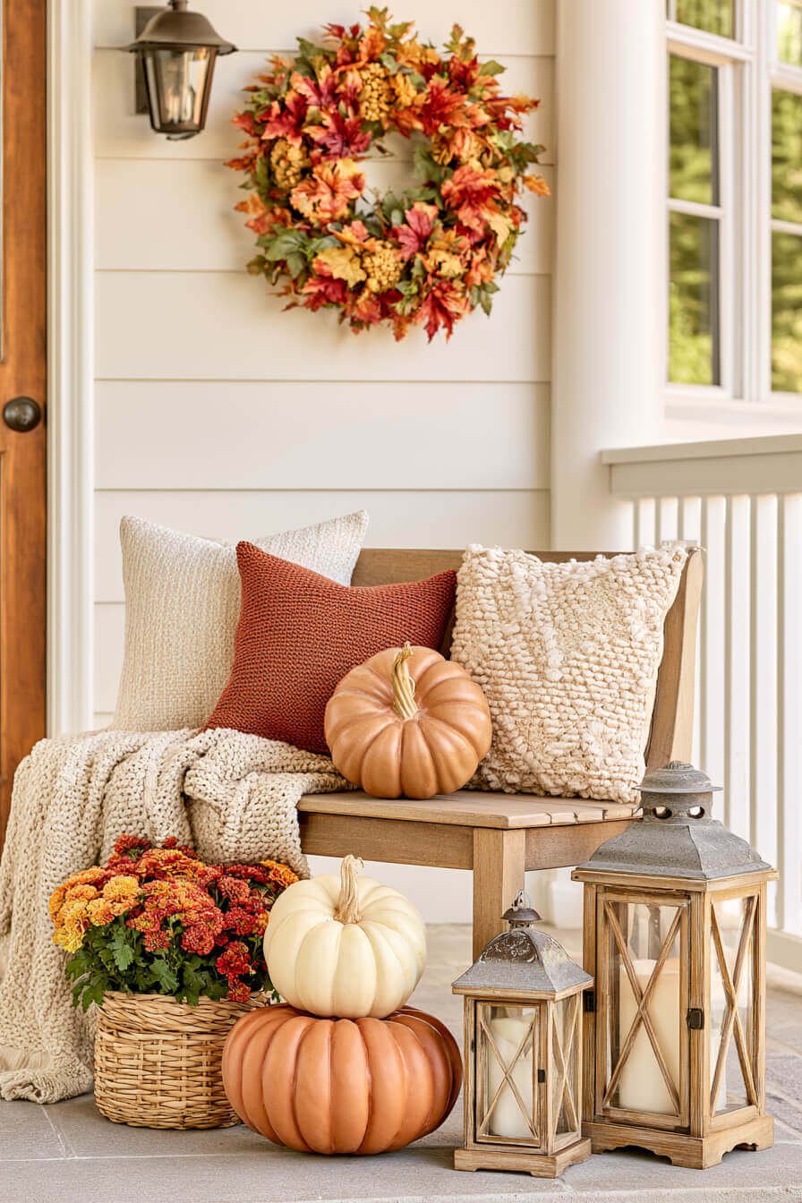 27 Creative Thanksgiving Porch Decor Inspirations