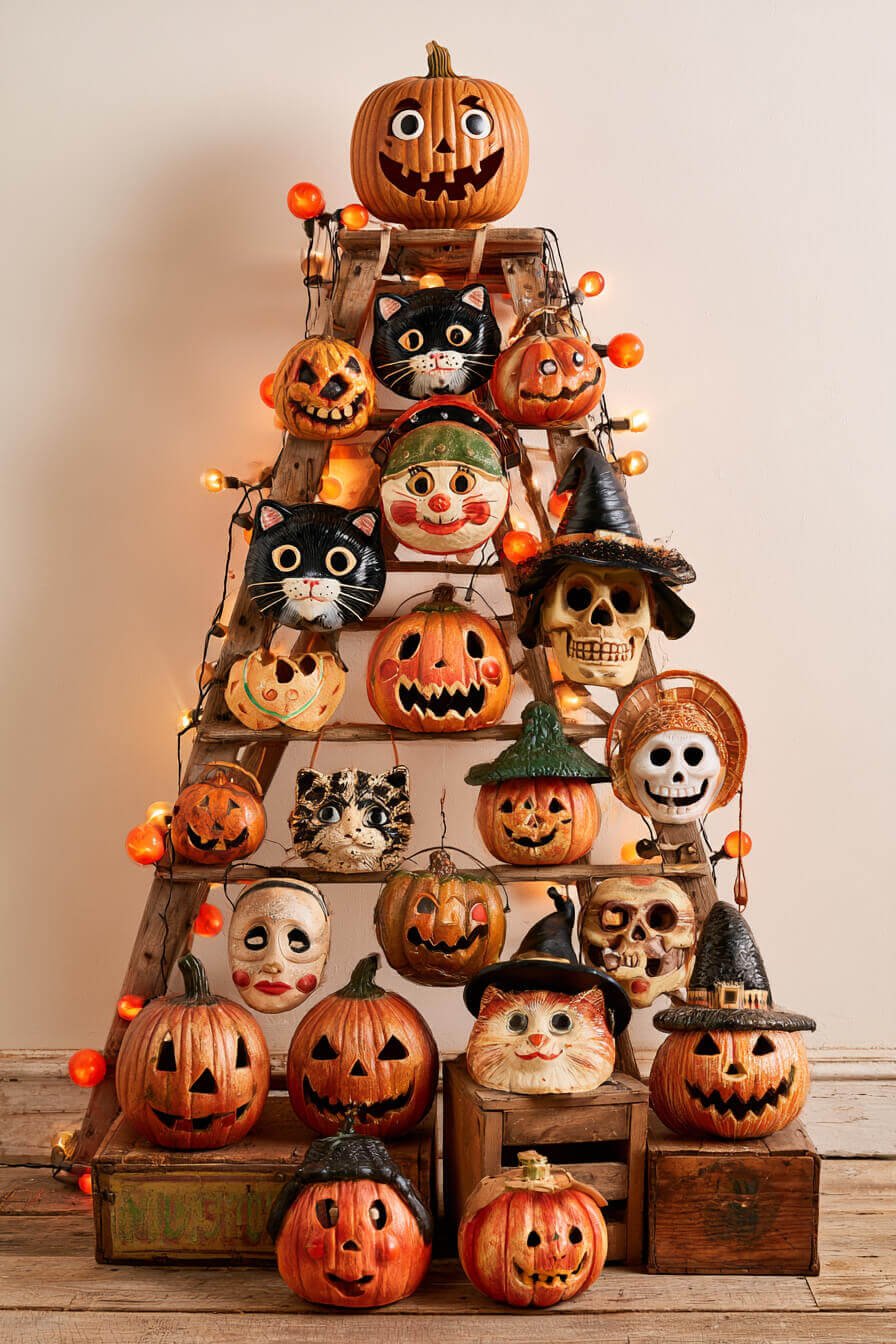 27 Enchanting Vintage Halloween Decorating Ideas