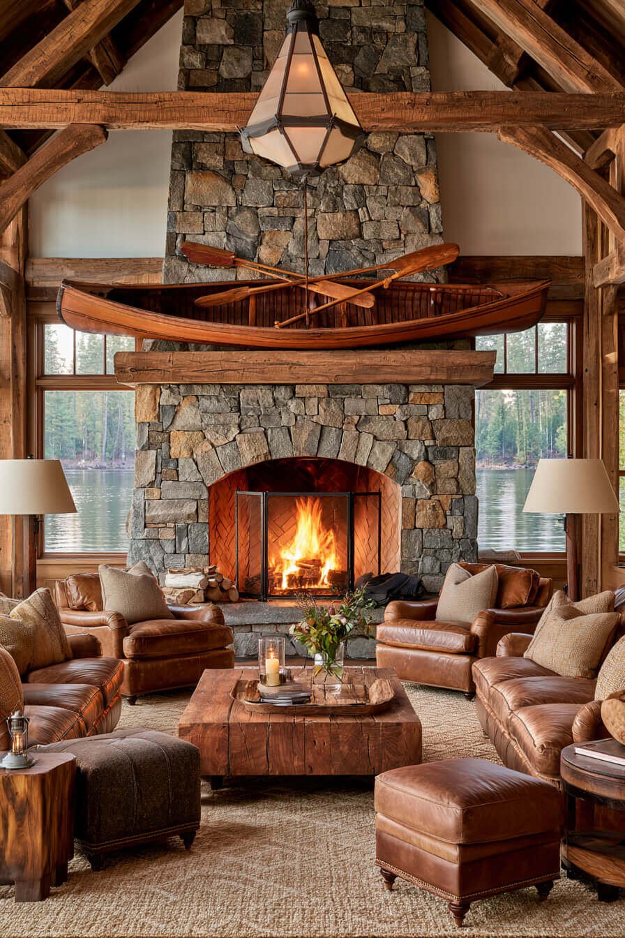 27 Relaxing Lake Cabin Decorating Ideas