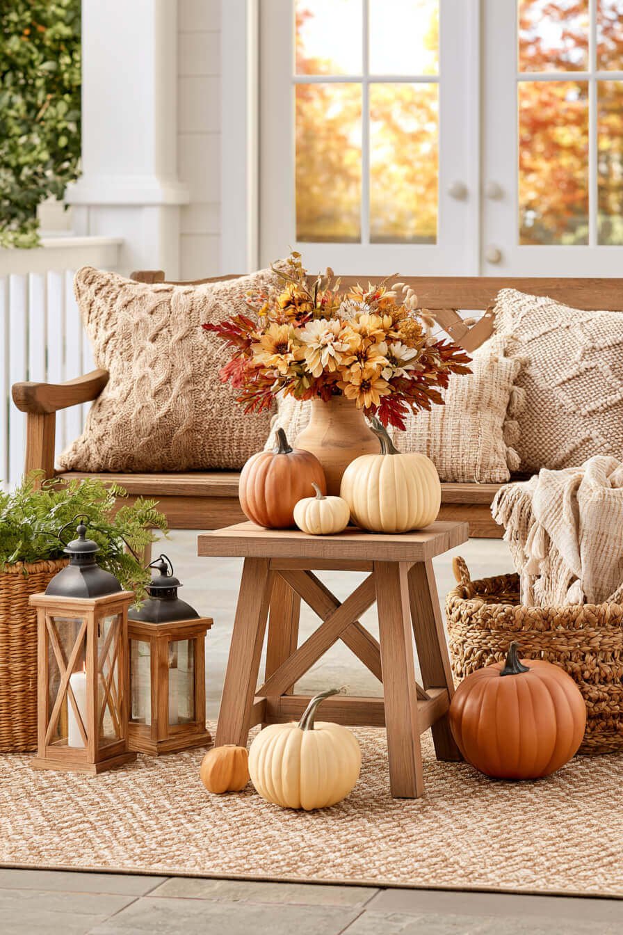 27 Beautiful Autumn Front Porch Decor Ideas