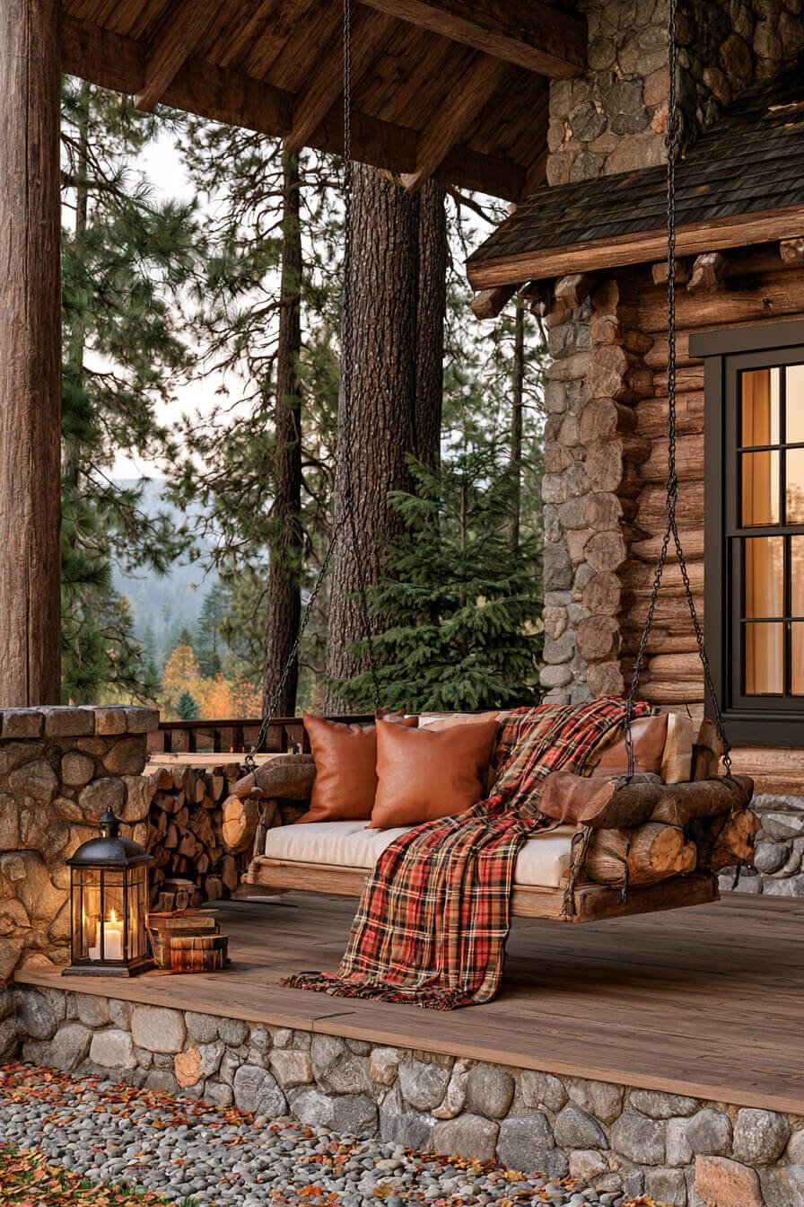 27 Creative Porch Swing Decorating Ideas