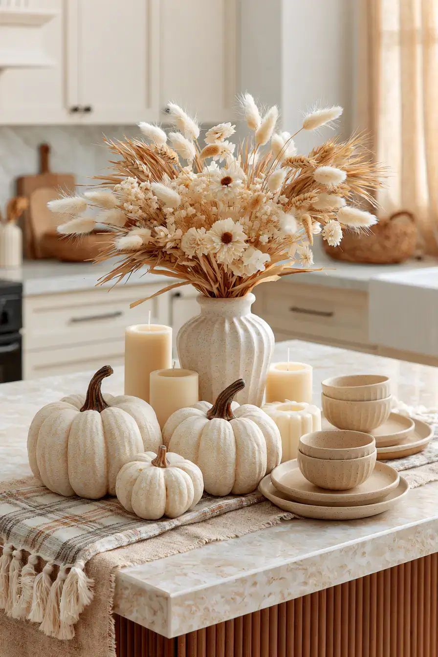 27 Fall Kitchen Island Decor Ideas For Cozy Seasonal Style