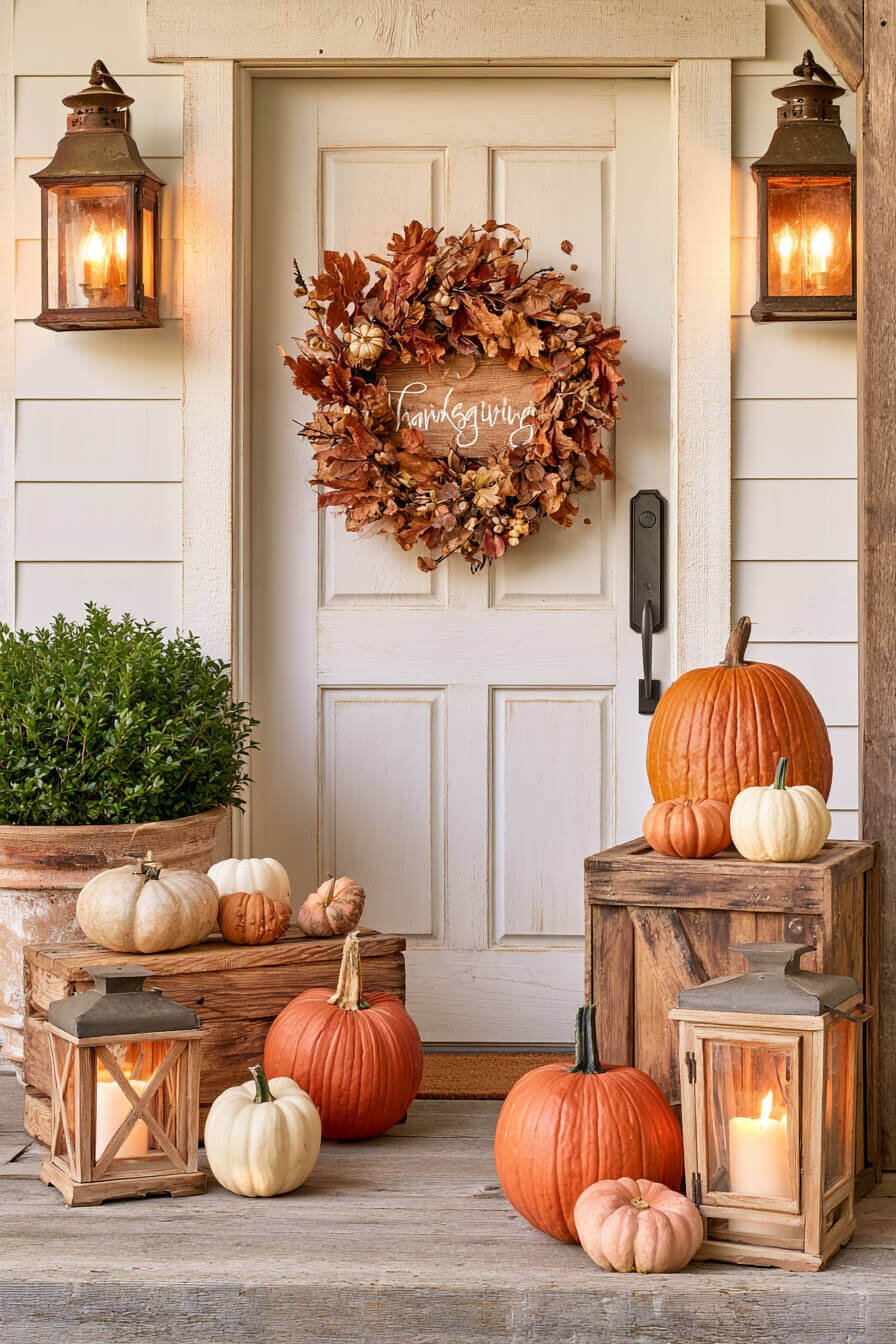 27 Affordable Thanksgiving Door Decorations