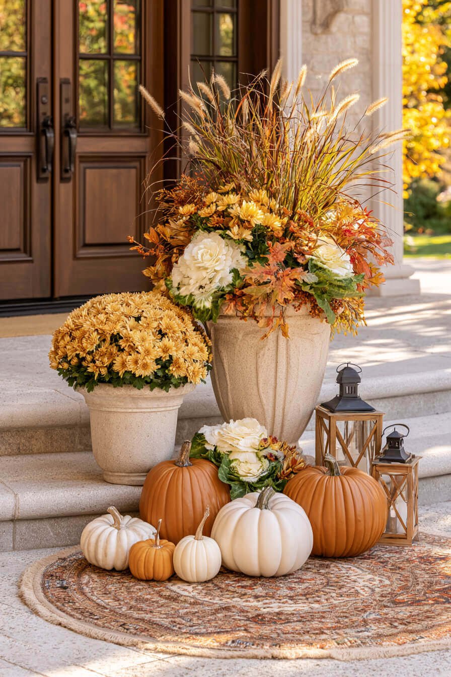 27 Creative Thanksgiving Porch Decor Inspirations