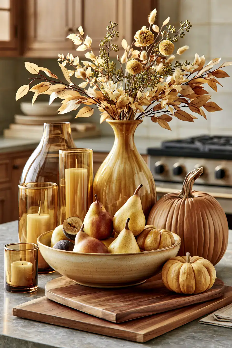 27 Fall Kitchen Island Decor Ideas For Cozy Seasonal Style