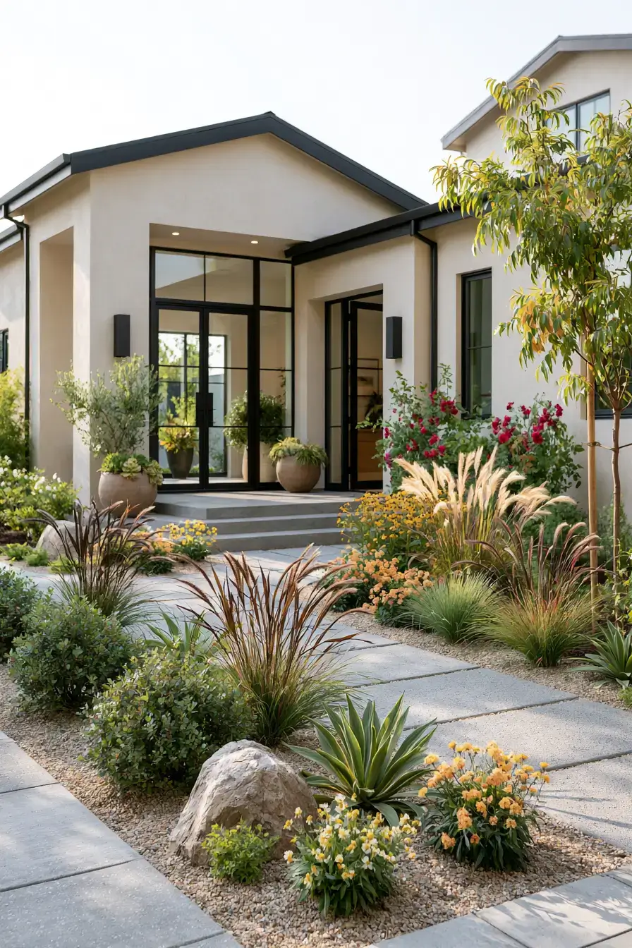 27 Beautiful Front Garden Ideas For Charming Curb Appeal