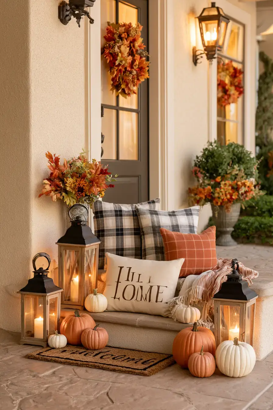 27 Cozy Harvest Porch Decor