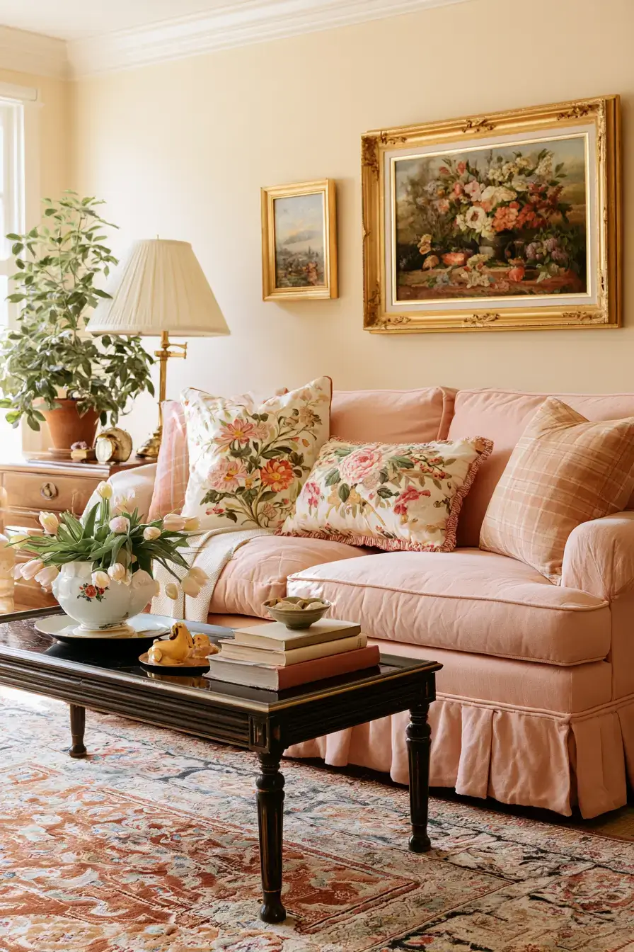 27 Beautiful Grandmillennial Living Rooms