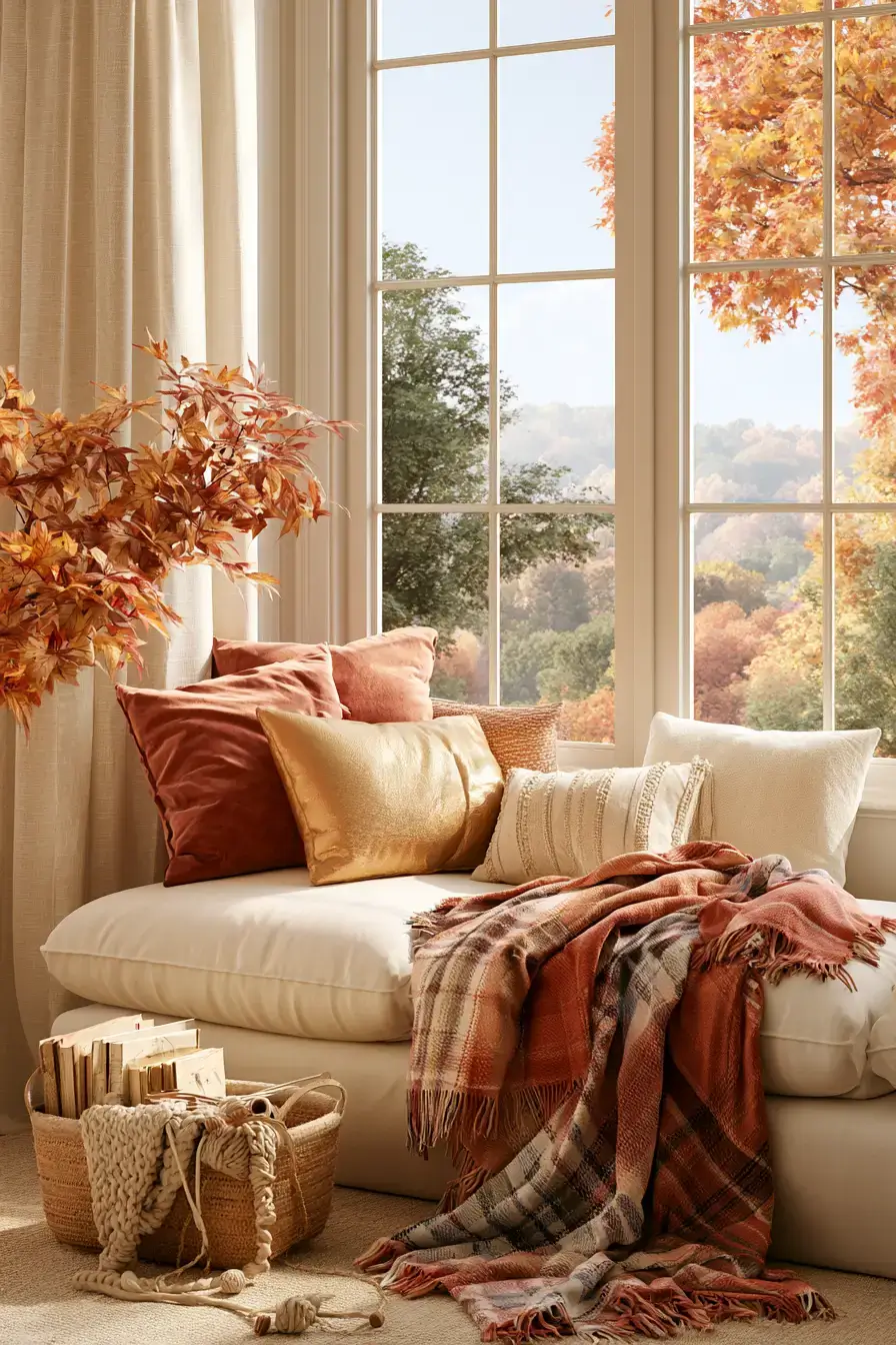 27 Cozy Fall Living Room Ideas For Warm Autumn Style