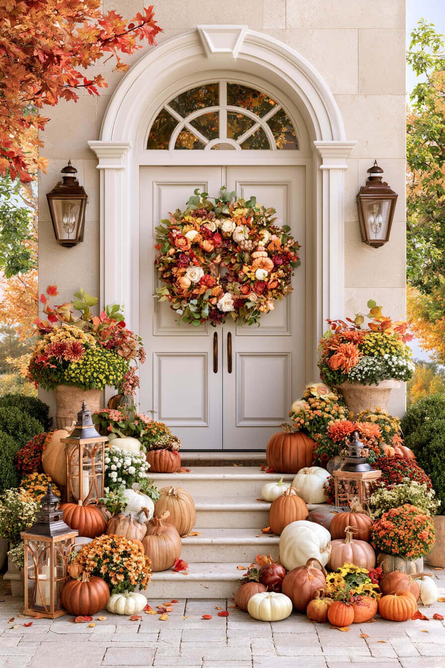 27 Beautiful Autumn Front Porch Decor Ideas