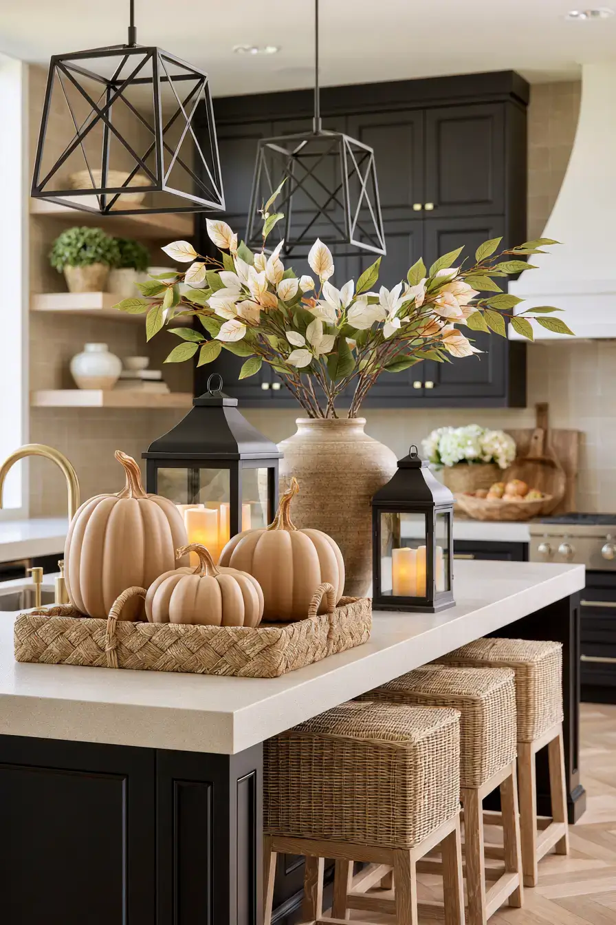 27 Fall Kitchen Island Decor Ideas For Cozy Seasonal Style