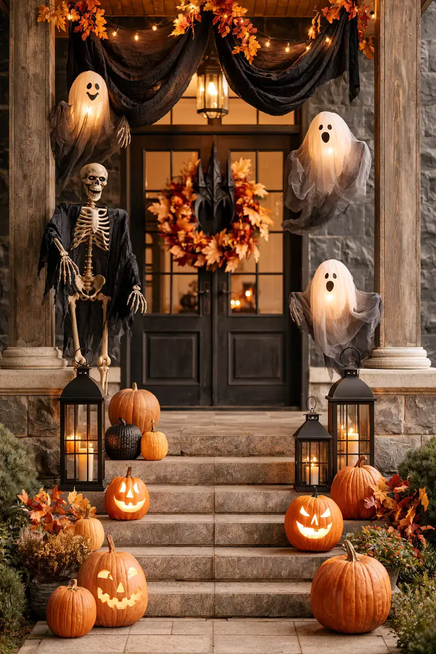27 Halloween Porch Decoration Ideas For Spooky Seasonal Style