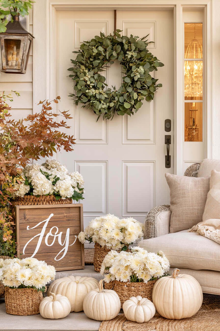 27 Creative Thanksgiving Porch Decor Inspirations