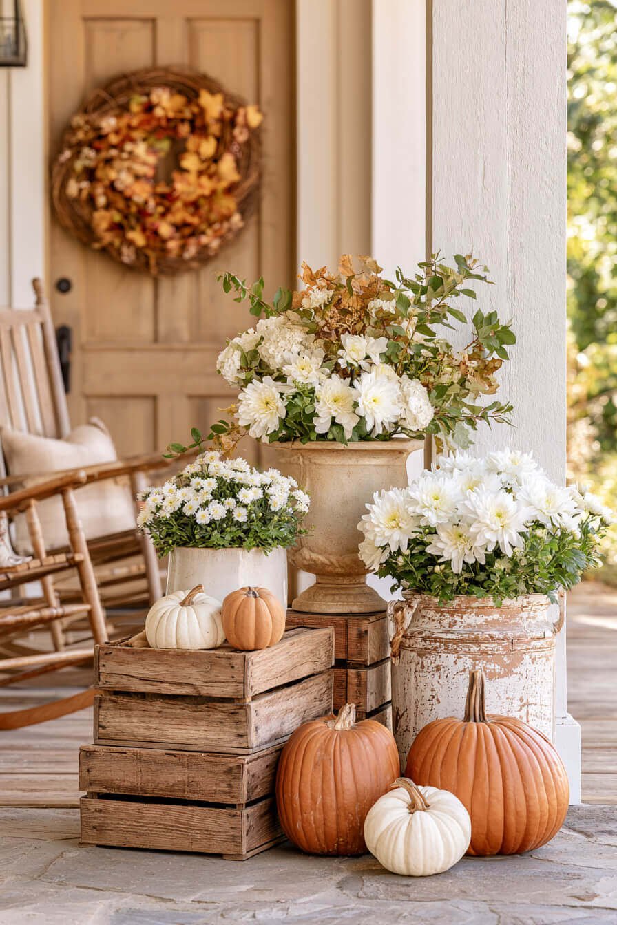 27 Beautiful Autumn Front Porch Decor Ideas