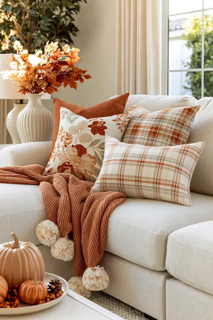 27 Cozy Fall Living Room Ideas For Warm Autumn Style