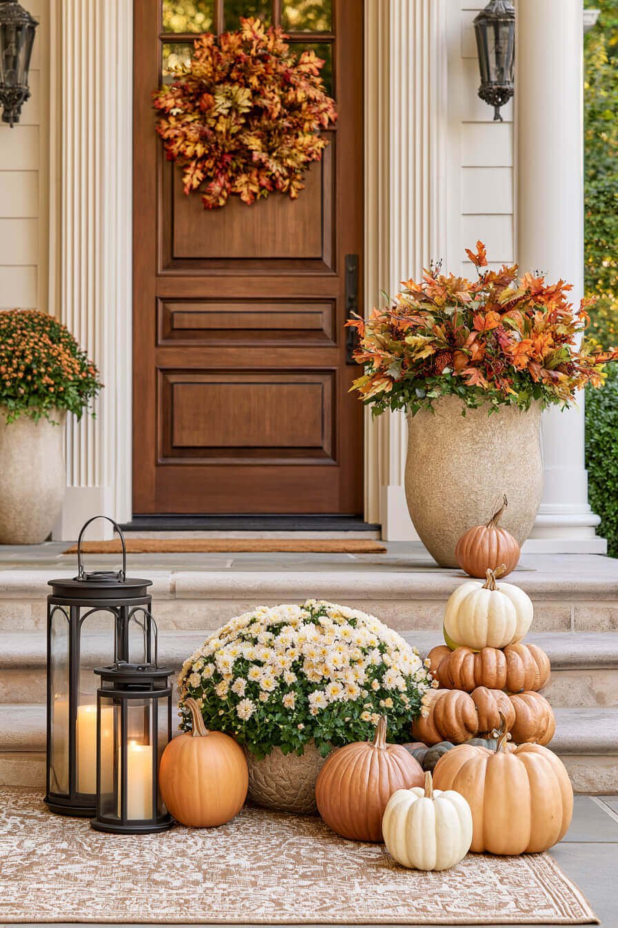27 Creative Thanksgiving Porch Decor Inspirations