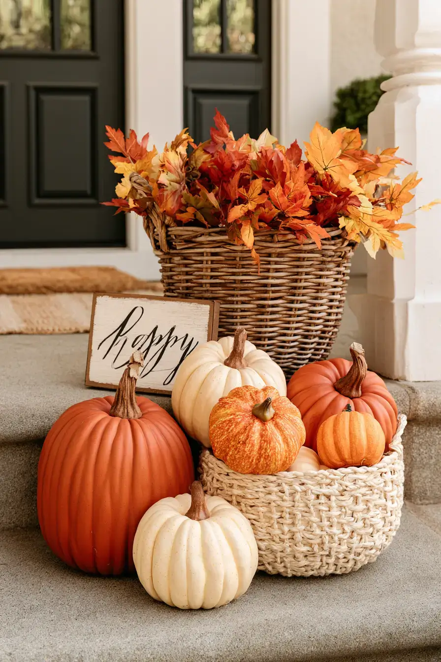 27 Cozy Harvest Porch Decor