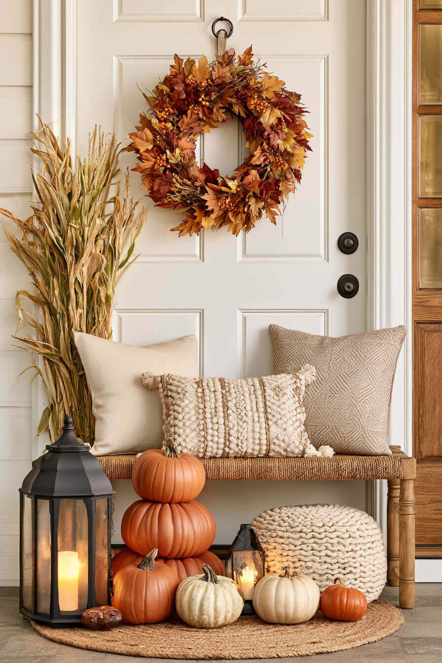 27 Creative Thanksgiving Porch Decor Inspirations
