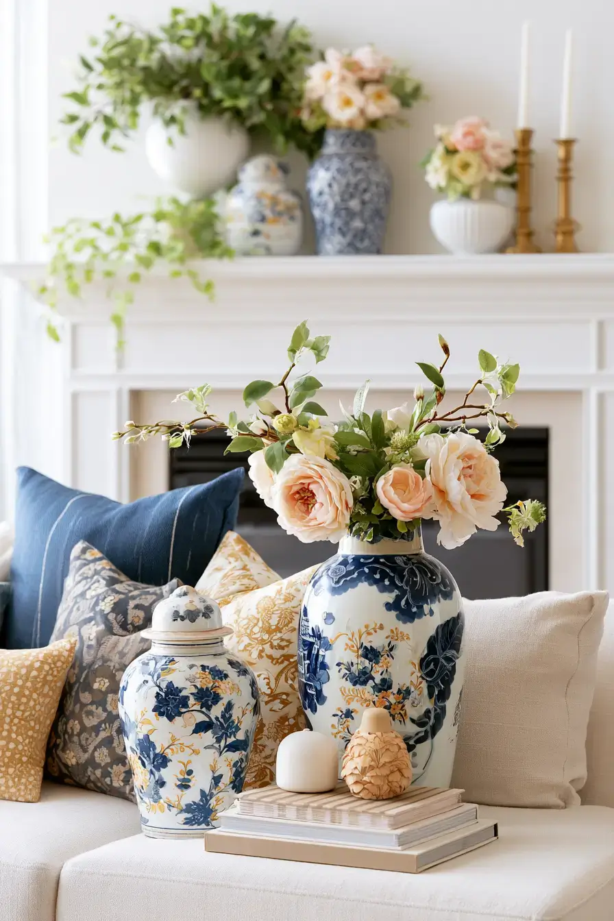 27 Beautiful Grandmillennial Living Rooms