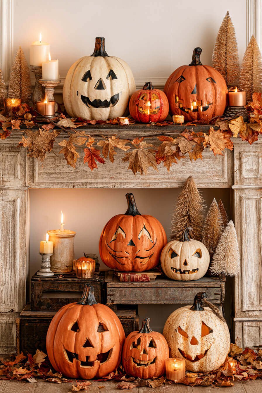 27 Enchanting Vintage Halloween Decorating Ideas