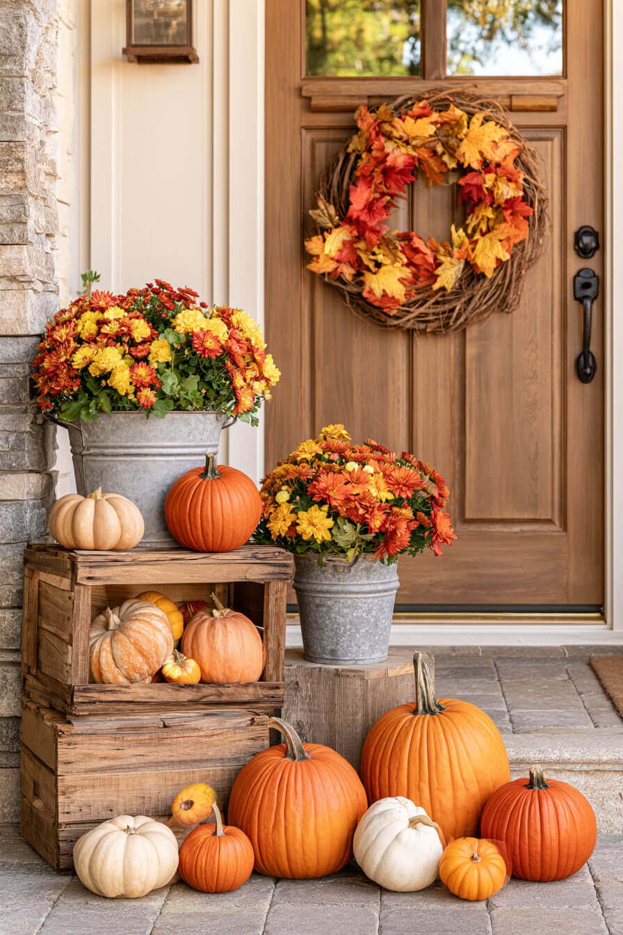 27 Affordable Thanksgiving Door Decorations