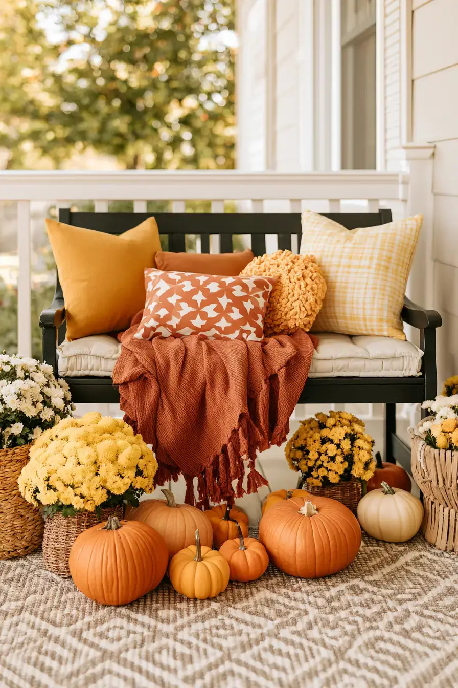 27 Cozy Harvest Porch Decor