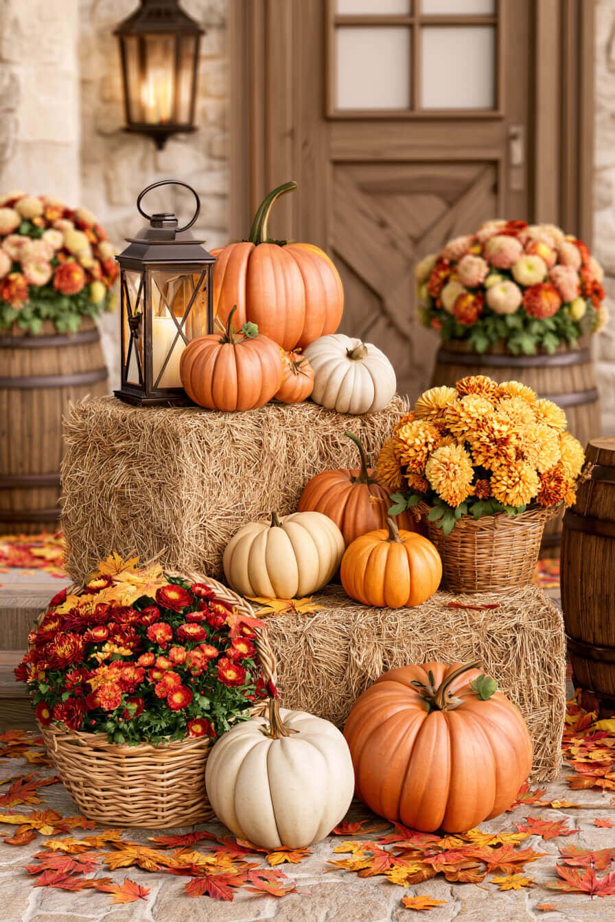 27 Creative Thanksgiving Porch Decor Inspirations
