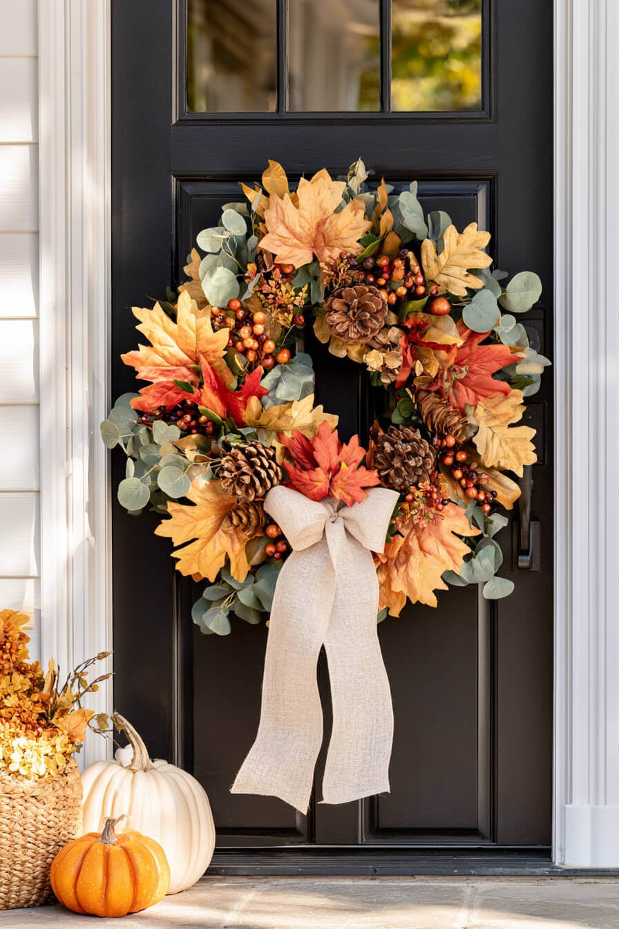27 Affordable Thanksgiving Door Decorations