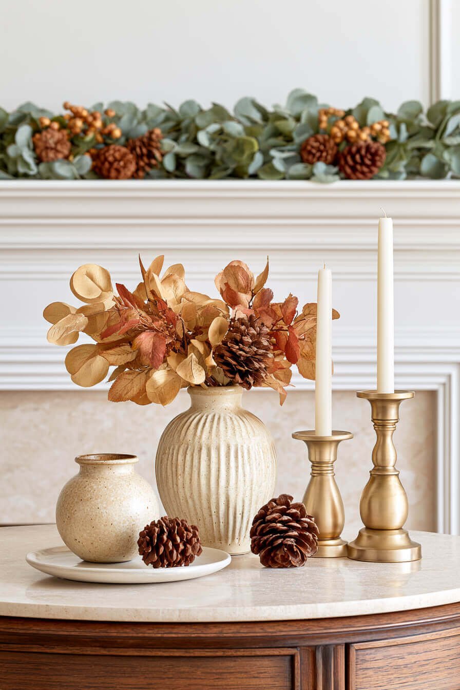 27 Cozy Fall Garland Mantel Ideas