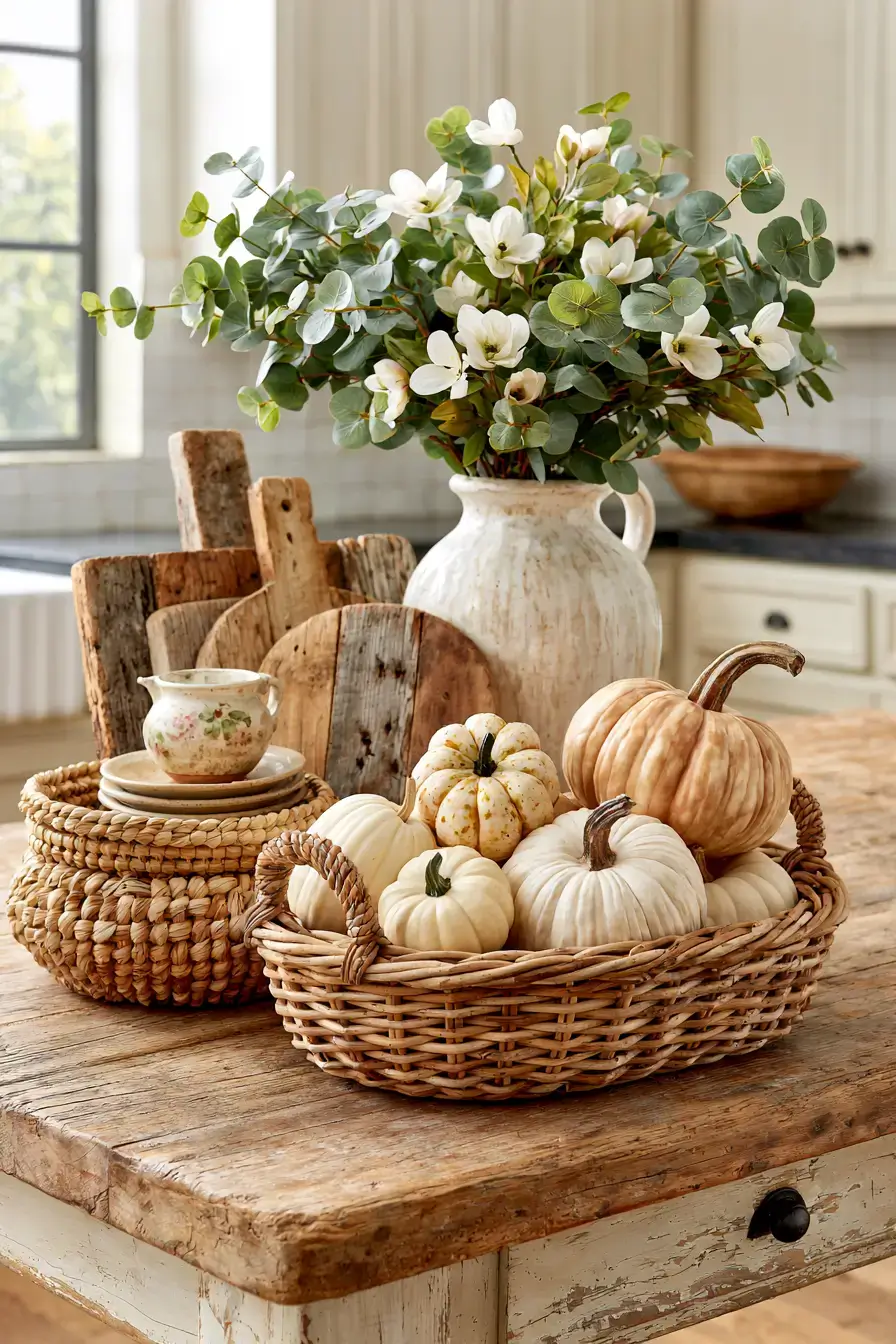27 Fall Kitchen Island Decor Ideas For Cozy Seasonal Style