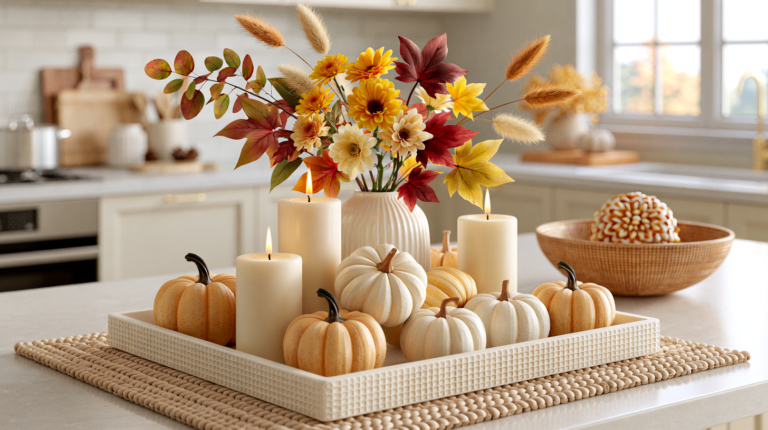 27 Fall Kitchen Island Decor Ideas For Cozy Seasonal Style
