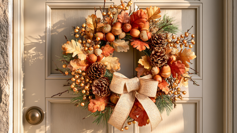 27 Modern Fall Wreaths For Stylish Homes