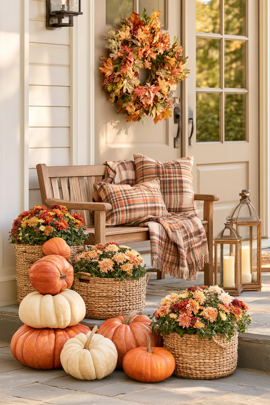 27 Outdoor Fall Decorations That Create a Warm Seasonal Welcome