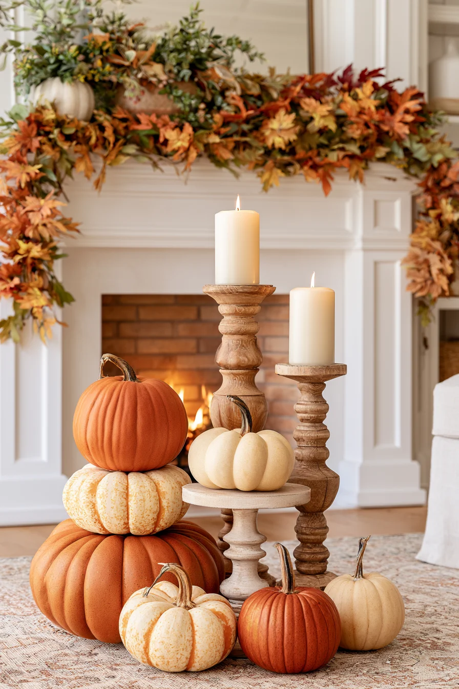 27 Autumn Fireplace Decor Ideas for a Warm Cozy Home