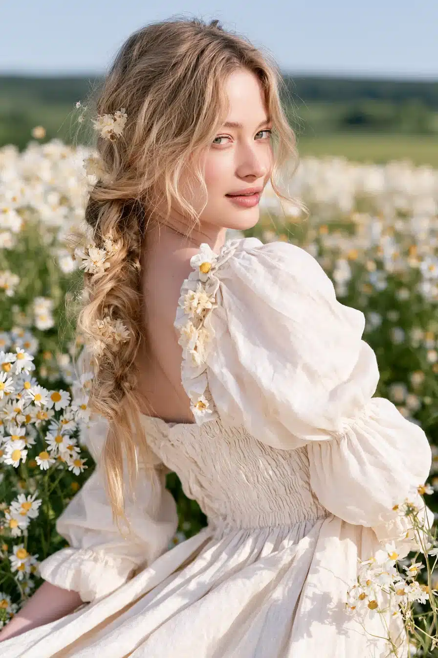 27 Dreamy Cottagecore Hairstyles for a Romantic Natural Look