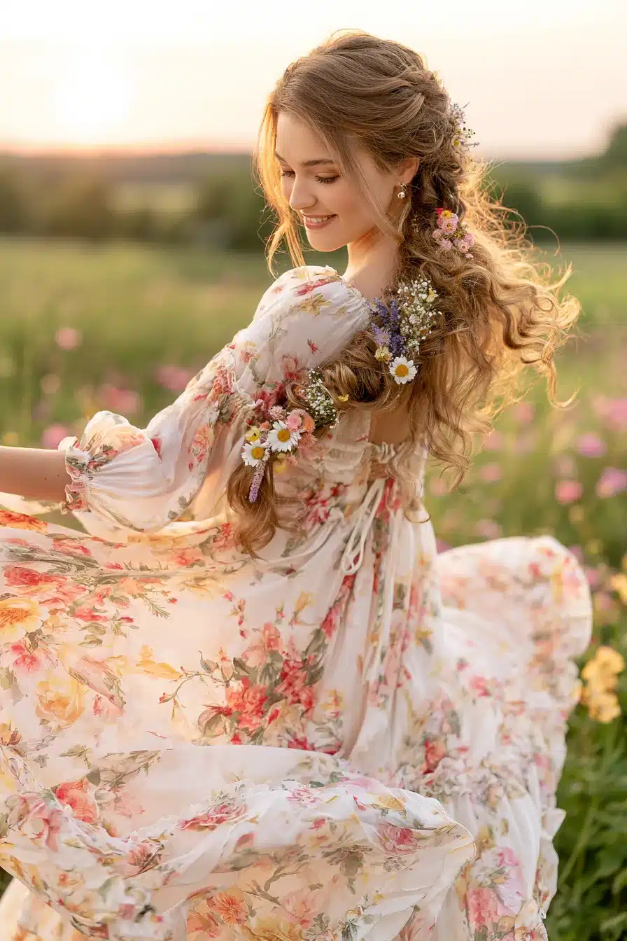 27 Dreamy Cottagecore Hairstyles for a Romantic Natural Look