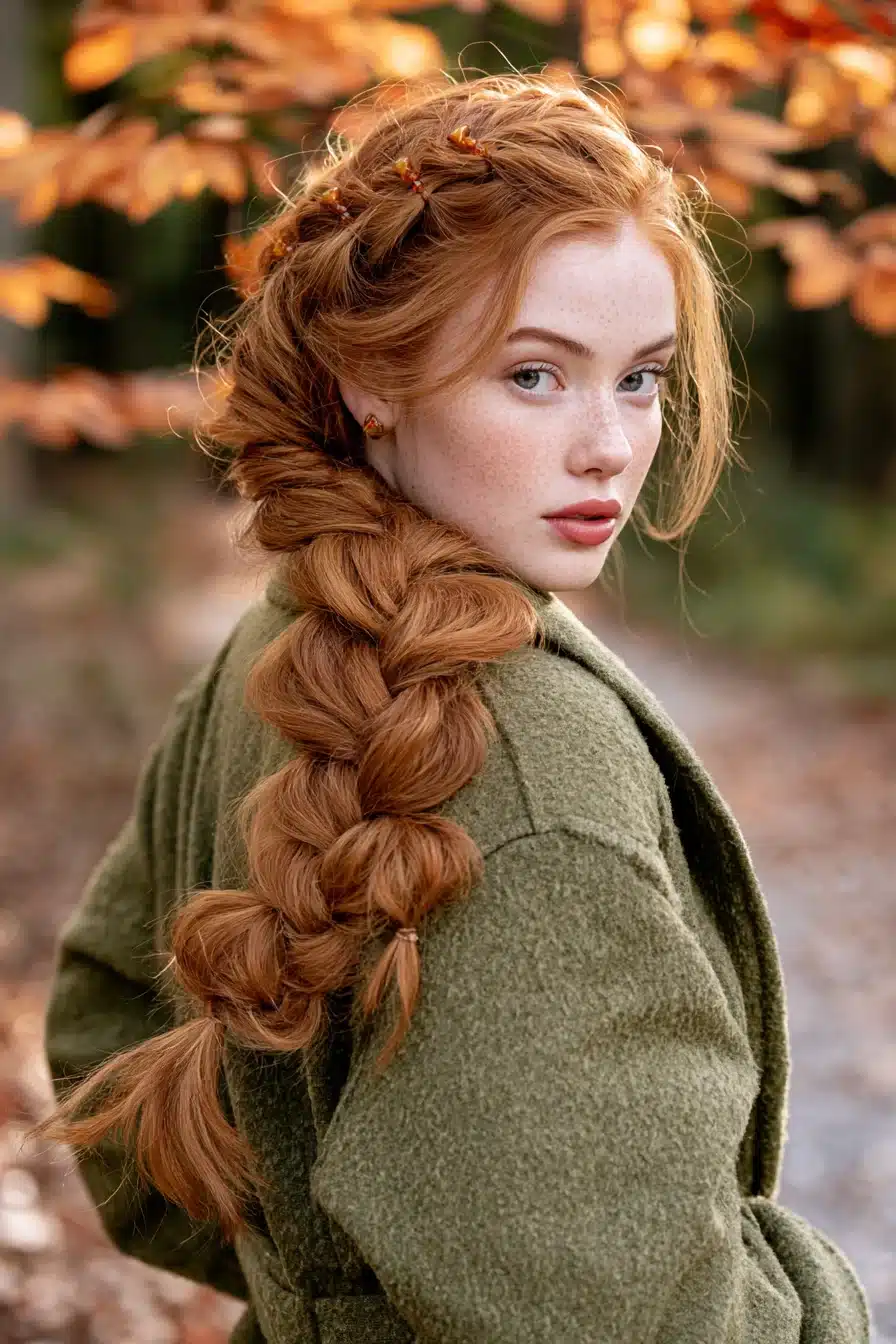 27 Cute Autumn Hairstyles for a Cozy Seasonal Look