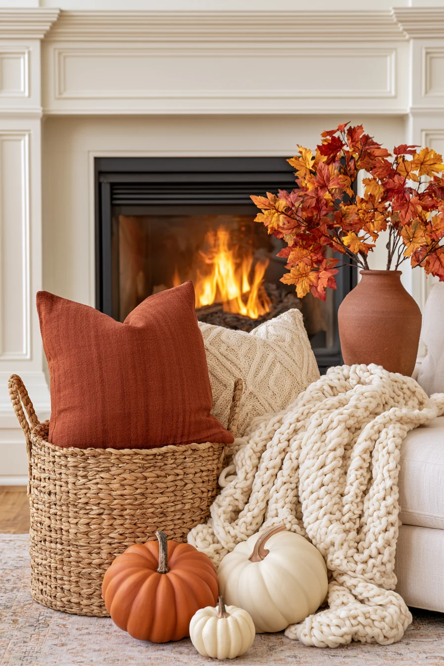 27 Autumn Fireplace Decor Ideas for a Warm Cozy Home