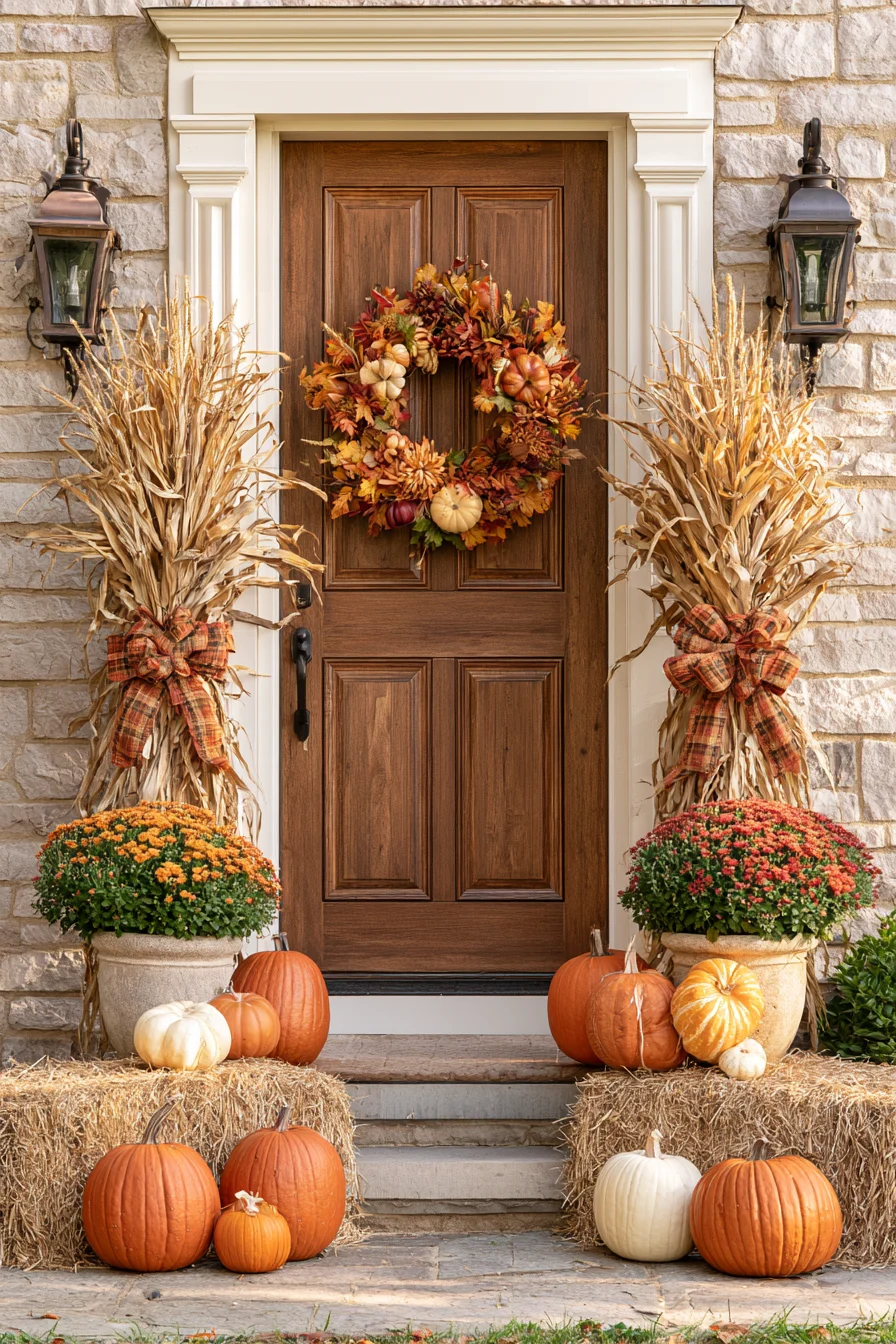 27 Outdoor Fall Decorations That Create a Warm Seasonal Welcome