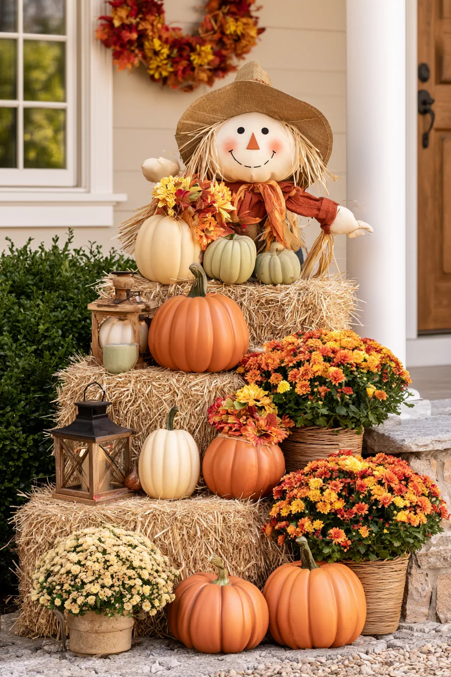 27 Outdoor Fall Decorations That Create a Warm Seasonal Welcome