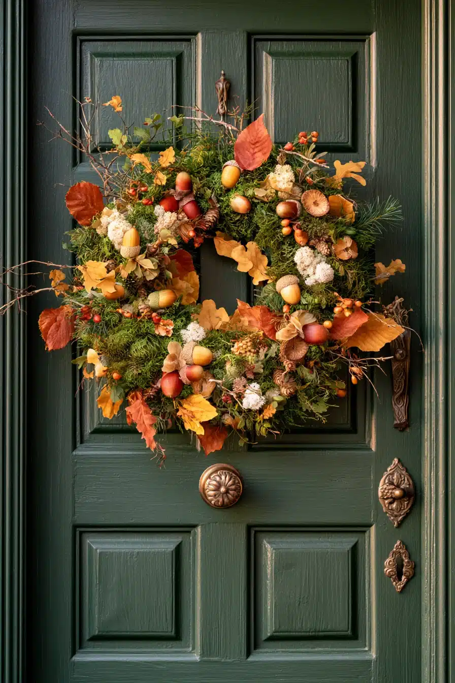 27 Beautiful Fall Wreaths for a Warm and Welcoming Autumn Front Door