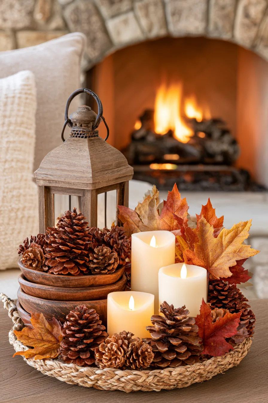 27 Autumn Fireplace Decor Ideas for a Warm Cozy Home