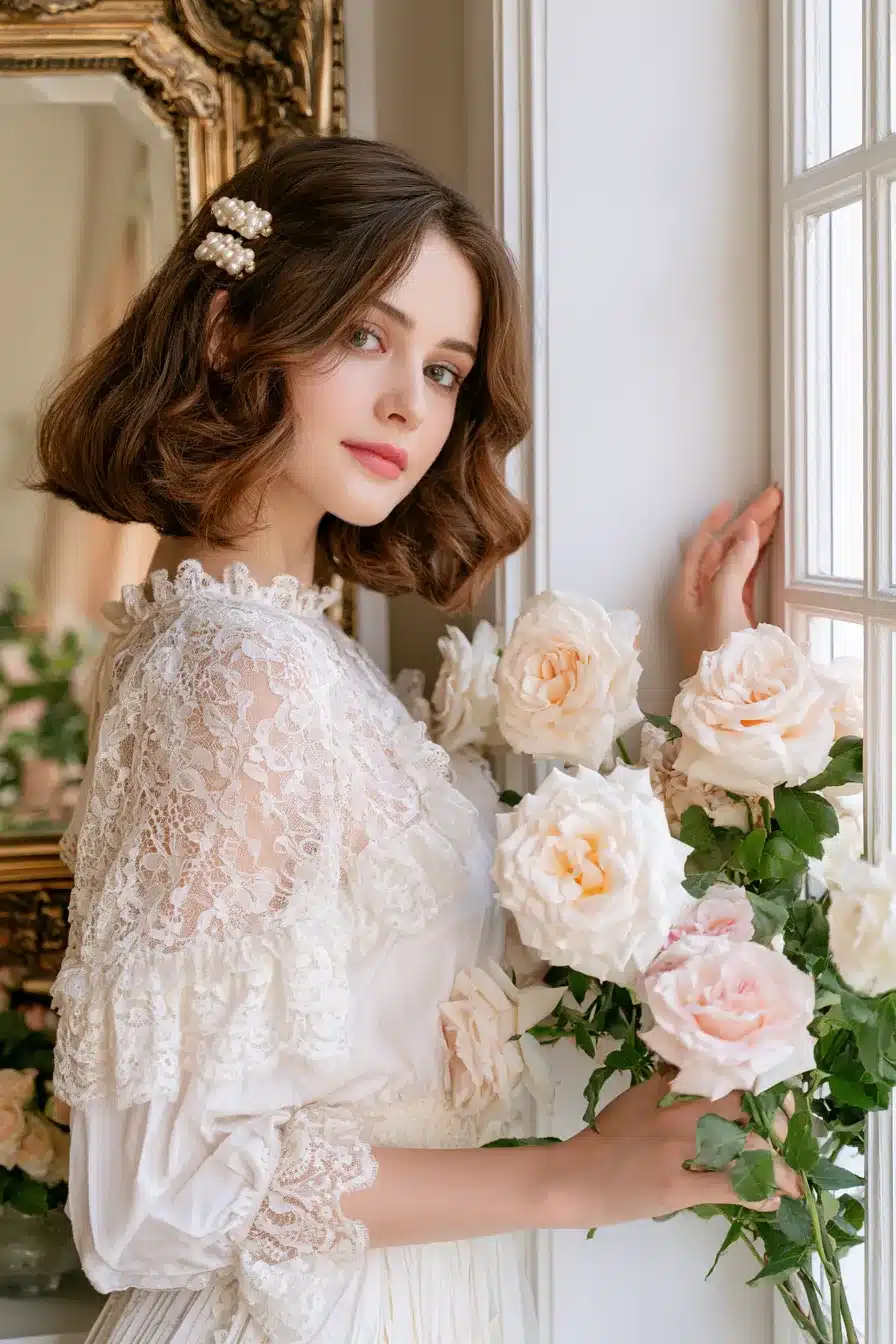 27 Charming Short Cottagecore Hairstyles for a Dreamy Romantic Look