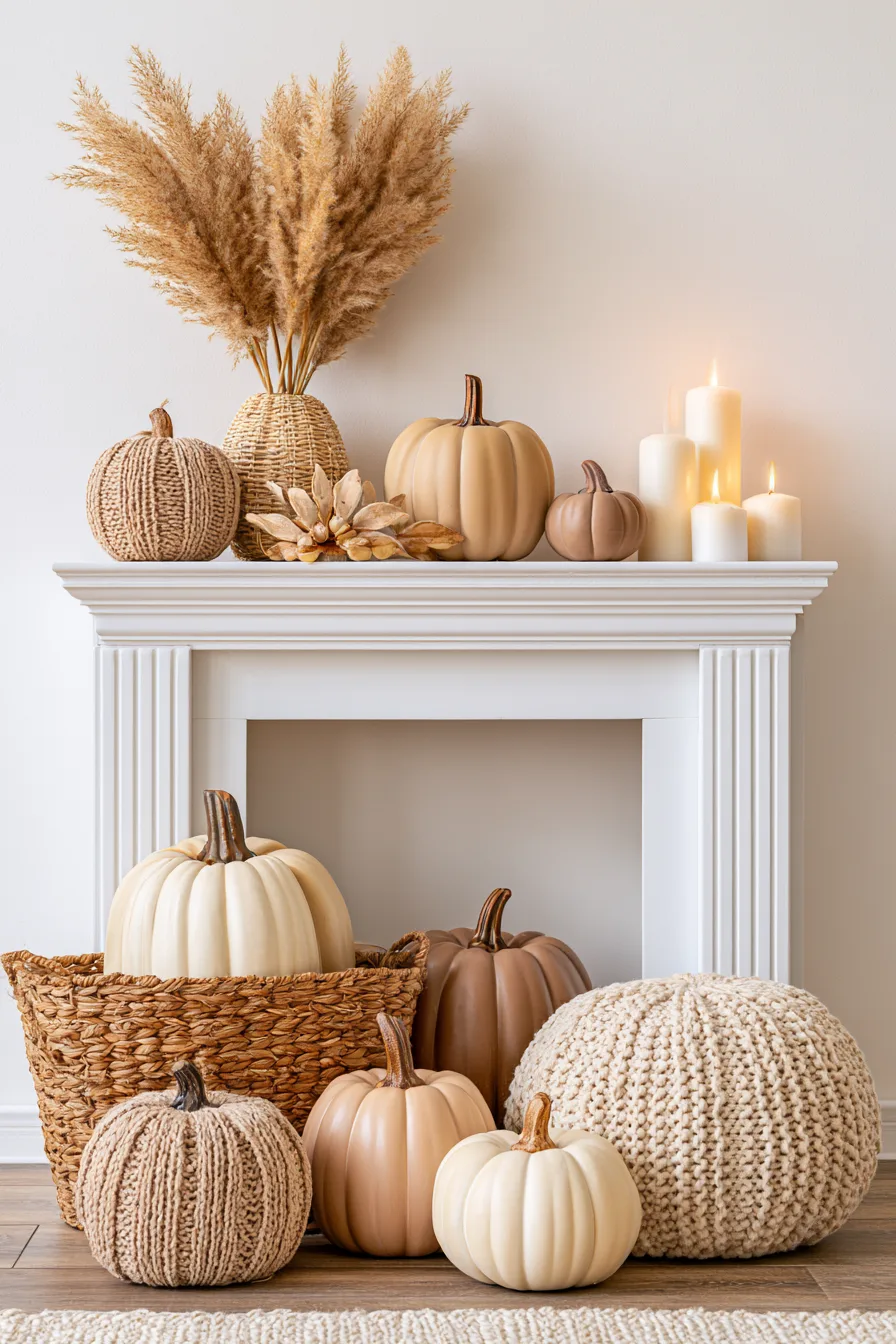 27 Autumn Fireplace Decor Ideas for a Warm Cozy Home