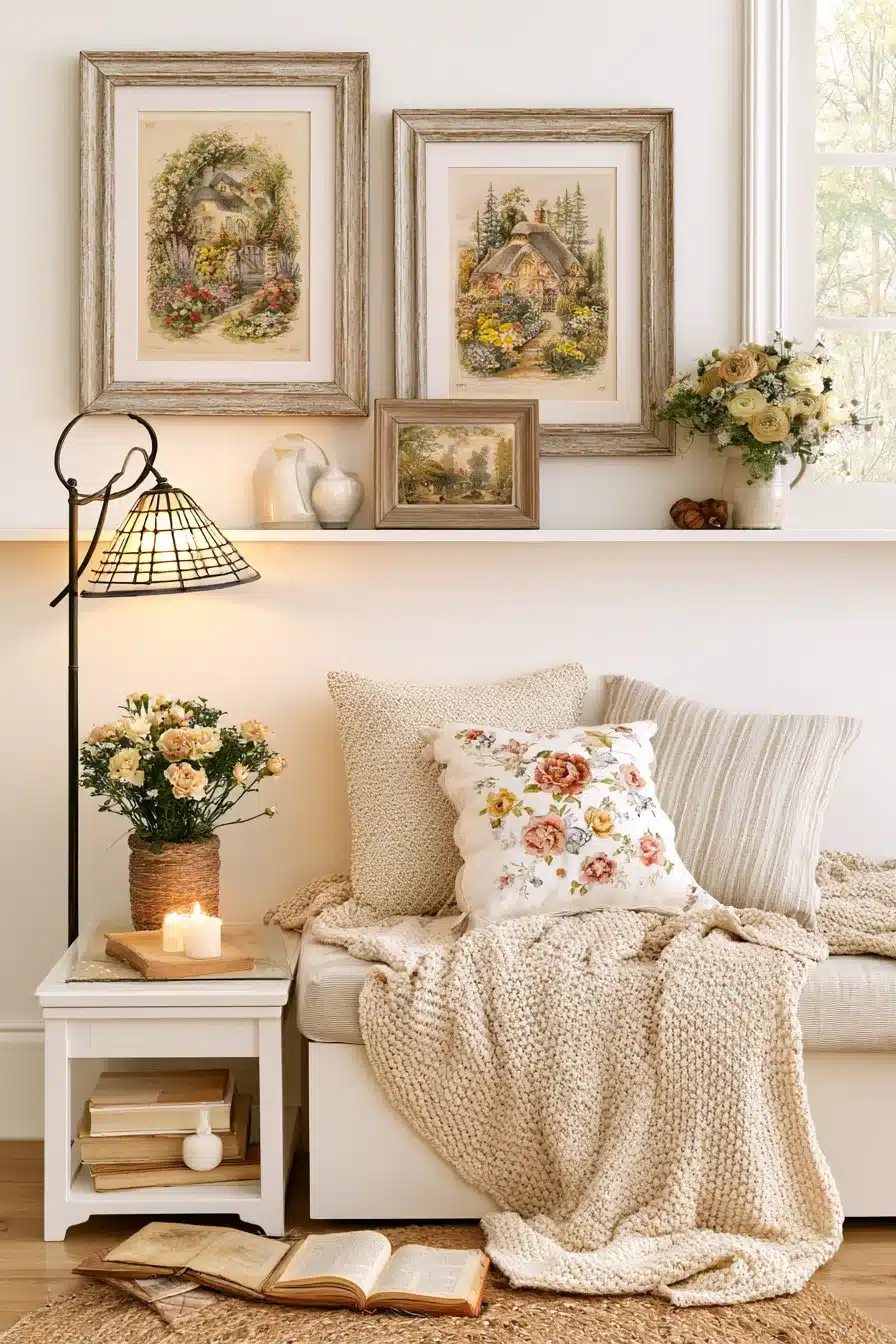 27 Dreamy Cottagecore Wall Decor Ideas for a Charming Romantic Home