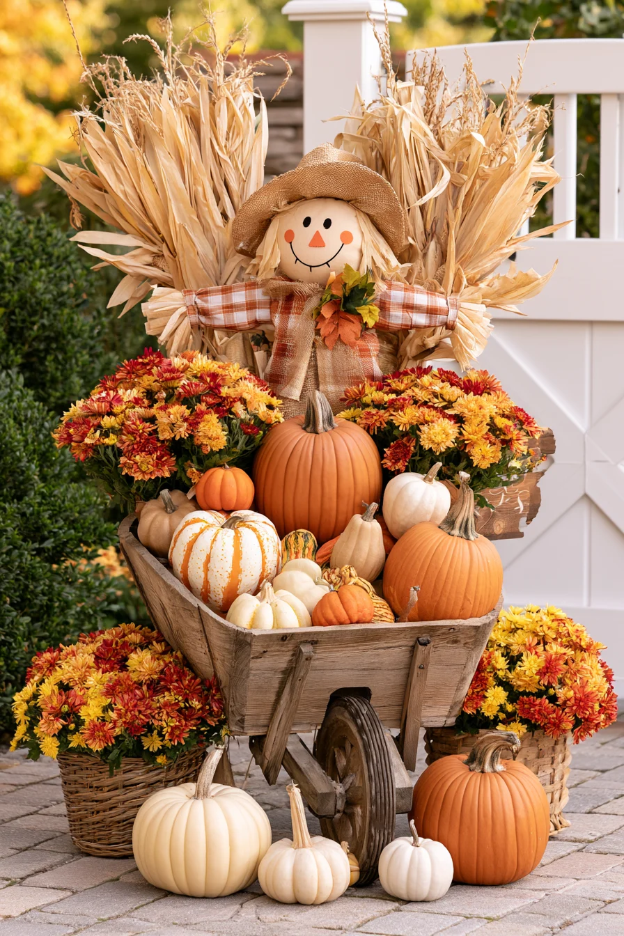 27 Outdoor Fall Decorations That Create a Warm Seasonal Welcome