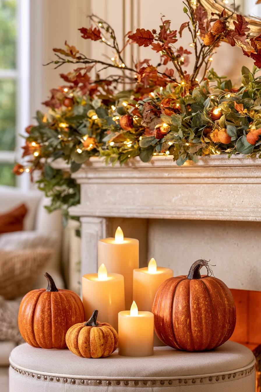 27 Autumn Fireplace Decor Ideas for a Warm Cozy Home