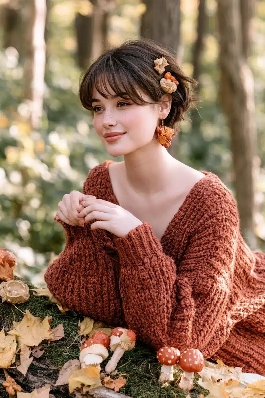27 Charming Short Cottagecore Hairstyles for a Dreamy Romantic Look