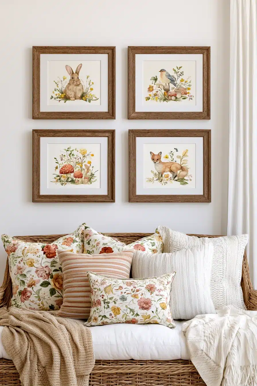 27 Dreamy Cottagecore Wall Decor Ideas for a Charming Romantic Home